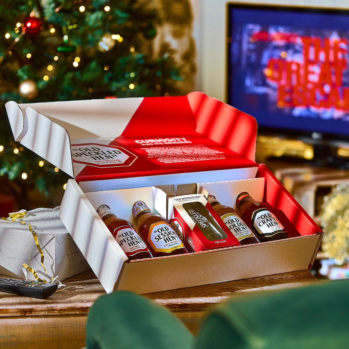 Hen Beer & Glass Gift Box & Greene King Shop