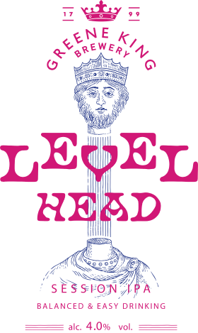 Greene King Level Head Session IPA logo